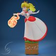 1.jpg Princesa Peach - STL 3D Print Figure