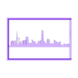 Seoul_front.stl Silhouette City Skylines (several designs)