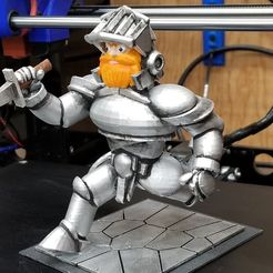 0582077f3d3a86f7dd5482fd8bc19dfc_display_large.jpg Free STL file King Arthur Ghost N Goblins・3D printing template to download