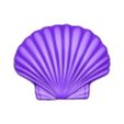 Seashell_obj.obj Coquillage Coquille Perle