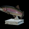 Rainbow-trout-trophy-15.png rainbow trout / Oncorhynchus mykiss fish in motion trophy statue detailed texture for 3d printing