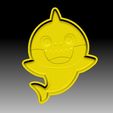 BabyShark-VACUUM-PIECE.jpg Fichier STL MOULE POUR BOMBE DE BAIN BÉBÉ REQUIN・Objet pour impression 3D à télécharger