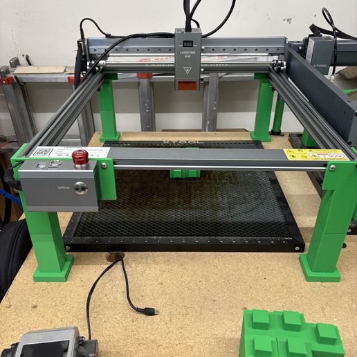 LaserTree K-Series Leg Extensions / Riser System – K1 Pro 40W Confirmed Fit