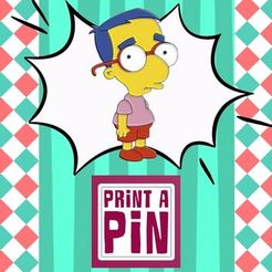 baby-millhouse-foto.jpg STL file Baby Millhouse Pin・3D print object to download