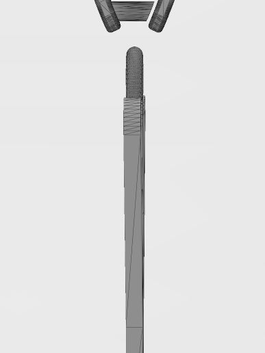 wf1.jpg Algiz viking runes initials alphabet pendant charm bail 3D print model