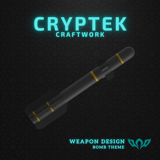 10. Brimstone Missile - MBDA - Toy Replica of Pinpoint Power in Miniature: Brimstone Missile Bomb 3D Print File - Royal Air Force 3D model