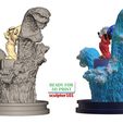 Fantasia-Mickey-Mouse-the-Sorcerer-Wave-and-Spout-4.jpg 3D-Datei Fanart Fantasia Mickey Mouse der Zauberer Rock und Spout・3D-druckbares Modell zum Herunterladen