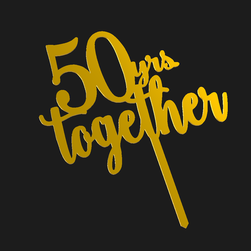50 Years Together 3D model