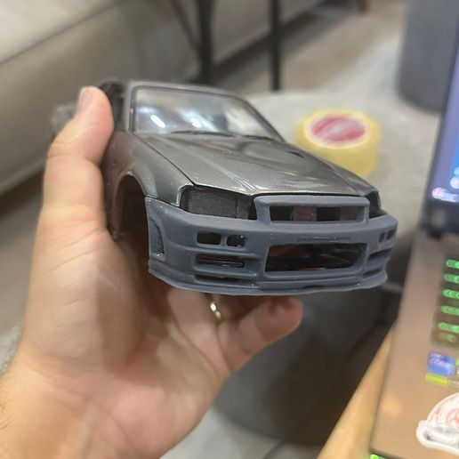 r34-ön-tampon.jpeg R34 S-Tune Front and Back Bumper For Autoart 1/18