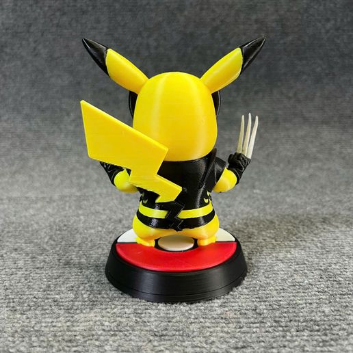 z5775306743718_406610be33e60675dc5b7ce81f5dc20a.jpg Pikachu Wolverine - STL & 3mf Multicolor