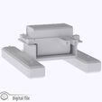 RW_rail04_unghitfata.jpg 1:87 HO Scale Rail switch box #2 train model 3D stl file