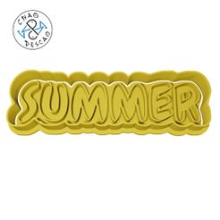 Summer08.jpg STL file Summer - Summer (no 8) - Cookie Cutter - Fondant - Polymer Clay・Model to download and 3D print
