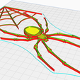Spinnennetz-Cura.png Decoração de teias de aranha para o Dia das Bruxas imprimível em 3D