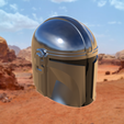 CM_Mando_01.png 3D file The Mandalorian Helmet・Template to download and 3D print