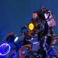IMG_3150.JPG STL file Death Stranding Sam on his bike with LED lights・3D printing model to download