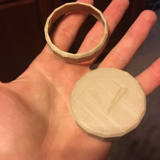 Prius Climate control knob cap - 3D model önizlemesi