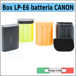 LP-E6 prima pagina copia.png LP-E6 battery Canon  box housing enclosure protection