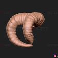 15.jpg Goat Horns - Satan Horns 3D print model