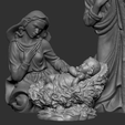 5.png birth, manger, virgin Mary, Saint Joseph and baby Jesus - Nacimiento, manesebre