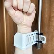 Armie Pull Handle.jpg Free STL file Armie - Hands Free Handle・Model to download and 3D print