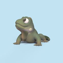 Cod1054-Iguana-1.jpg Fichier 3D Iguane・Plan pour imprimante 3D à télécharger, Usagipan3DStudios
