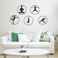 Display.png Yoga Positions Collection - Wall Art Decor