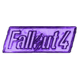 f4-dantetv_fixed.stl Fallout 4 distressed name plate
