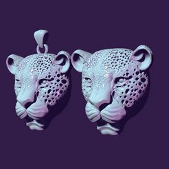 03.jpg STL file Jaguar pendant for casting・3D print design to download