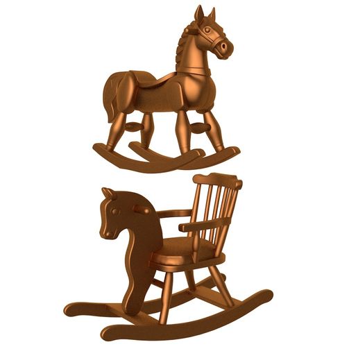 Rocking Horse / Rocking Chair / Rocking Horse stl / Rocking Horse printer / horse stl / toy horse