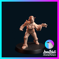 a RELAY STL file Tainted Outcasts Fantasy Football Team Dark Elf Player・3D printing model to download, koolkiwi_Miniatures