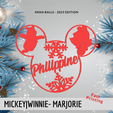 40.png Christmas bauble - Mickey/Winnie - Philippine