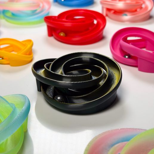 👌 SUPER SPIRAL MARBLE LOOP・ STL File for 3D printing・Cults