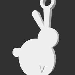 Christmass_Bunny.png STL-Datei Weihnachtsdekoration_Kaninchen・Design für 3D-Drucker zum herunterladen, VionFlux
