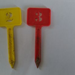 P_20230808_114143.jpg STL-Datei Etikett für Aussaat・Modell zum Herunterladen und 3D-Drucken