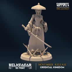 01.png STL file Moonshine Ronin A Nude and Normal・3D print object to download, Belksasar3dprint