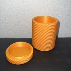 IMG_7929.jpeg STL file Storage box with twist lock・3D print design to download