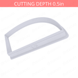 1-3_Of_Pie~3.5in-cookiecutter-only2.png Slice (1∕3) of Pie Cookie Cutter 3.5in / 8.9cm