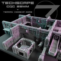 TerranVoidshipExampleA1.png TECHSCAPE CQC - 28mm - Terran Voidship (Boarding Action and Into The Dark Compatible)