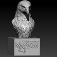 vvbcvb.jpg NCAA - North Texas Mascot football mascot statue - CNC - 3d Print