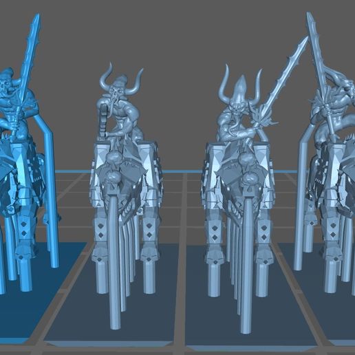 Epic Scale Blood Rider Demons 3D model