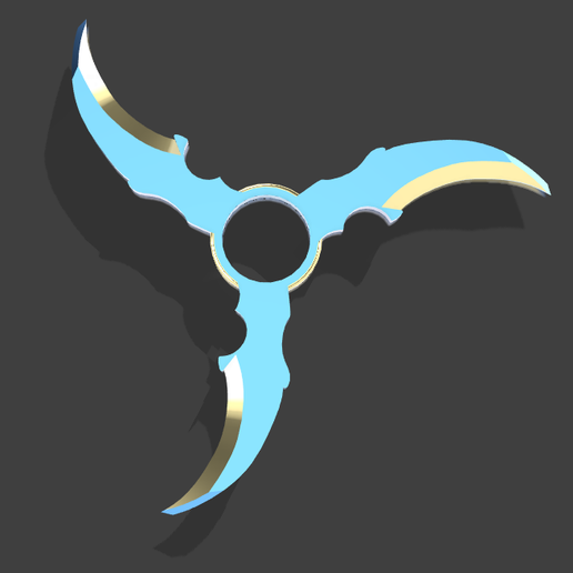 STL file Karambit Fidget Spinner・3D printable model to download • Cults