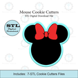 Etsy-Listing-Template-STL.png Girl Mouse Cookie Cutter | STL File