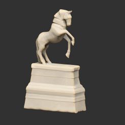 HorseStatue.jpg Télécharger fichier STL gratuit Statue de cheval • Plan imprimable en 3D, CharlieVet