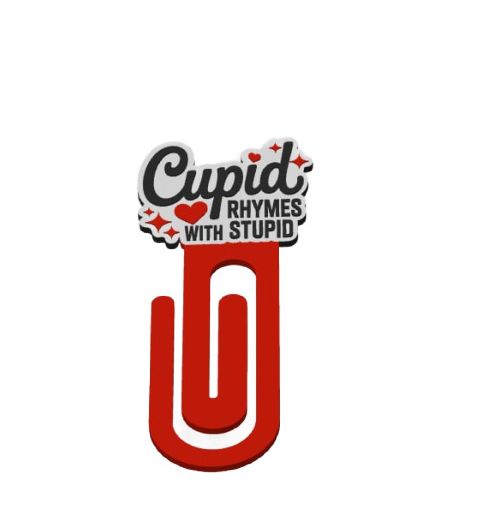 🔖 Cupid Rhymes With Stupid CLIPMARK bookmark 3MF File included・Archivo ...