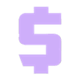DOLLAR.stl TRANSFORMERS Letters and Numbers | Logo