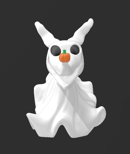 🎃 halloween ghost dog zero・ STL File for 3D printing・Cults