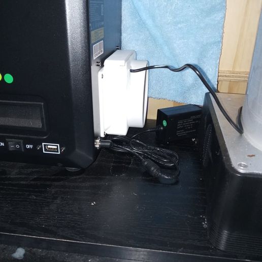 Photon Vent with 92mm Fan Mount 3D model