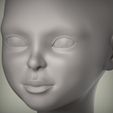 2.15.jpg 24 3D HEAD FACE FEMALE CHARACTER FEMALE TEENAGER PORTRAIT DOLL BJD LOW-POLY 3D MODEL