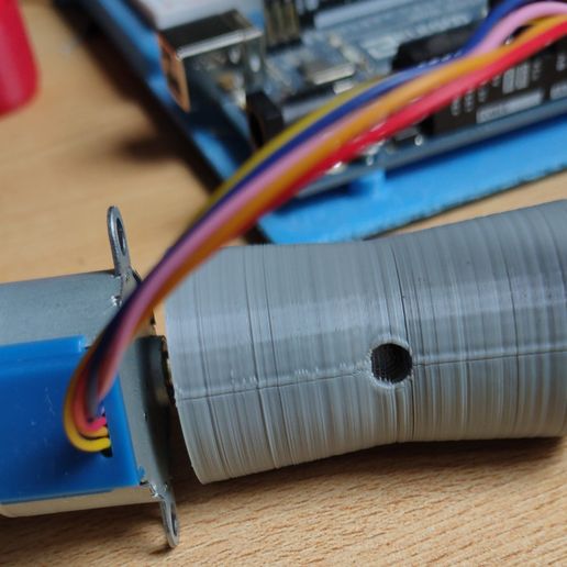 Free STL file pulley pulley stepper motor arduino・3D printer design to ...