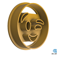 Winking-Face_1.1.png Cara de Emoji-Wiking-COOKIE CUTTER